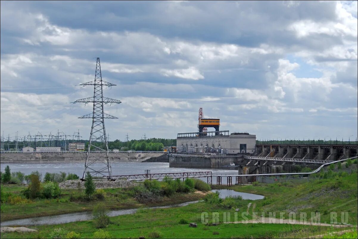Нижегородская гидроэлектростанция привокзальная ул 14 заволжье фото Нижегородская ГЭС (Горьковская ГЭС) на реке Волге: где находится, на карте, фото