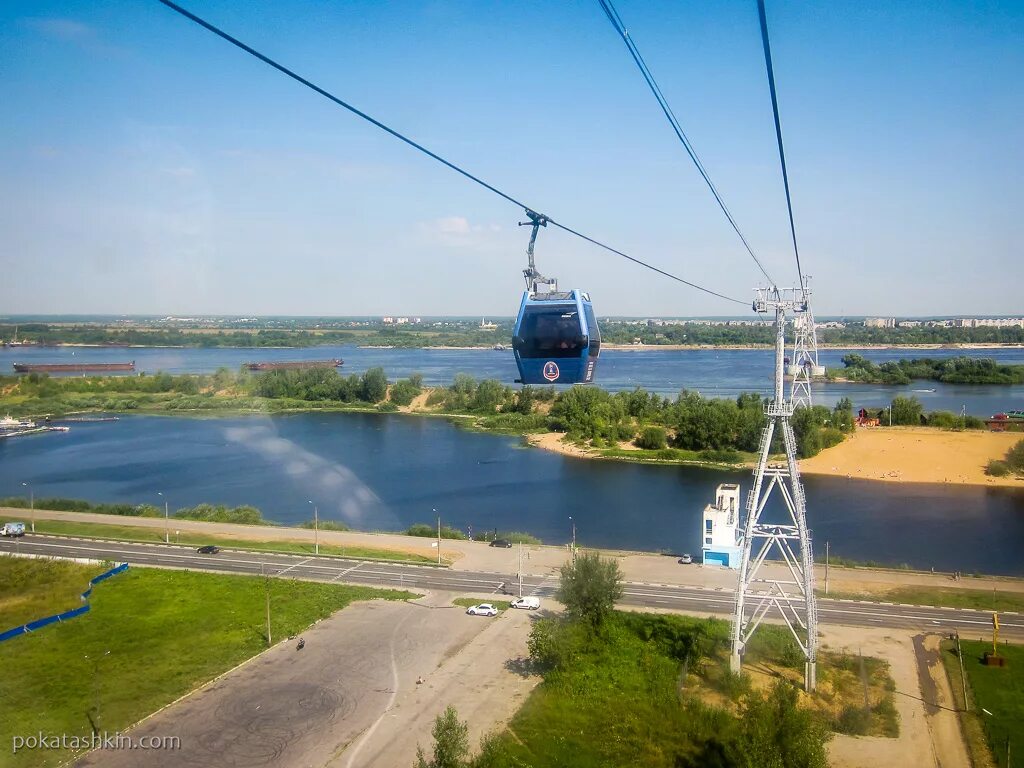 Нижегородская канатная дорога фото Нижний Новгород. День 1. Канатная дорога