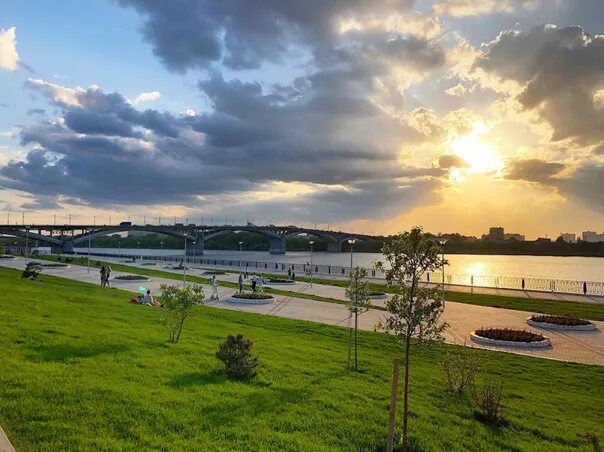Нижегородская набережная фото Evening at the new waterfront. Photographer: Roman Kosolapov 2018 Мой Нижний Нов