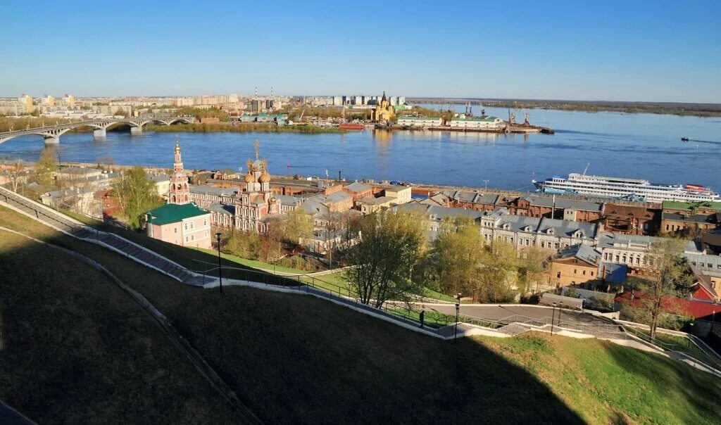 Нижегородская набережная фото Набережная Федоровского и Волжский откос