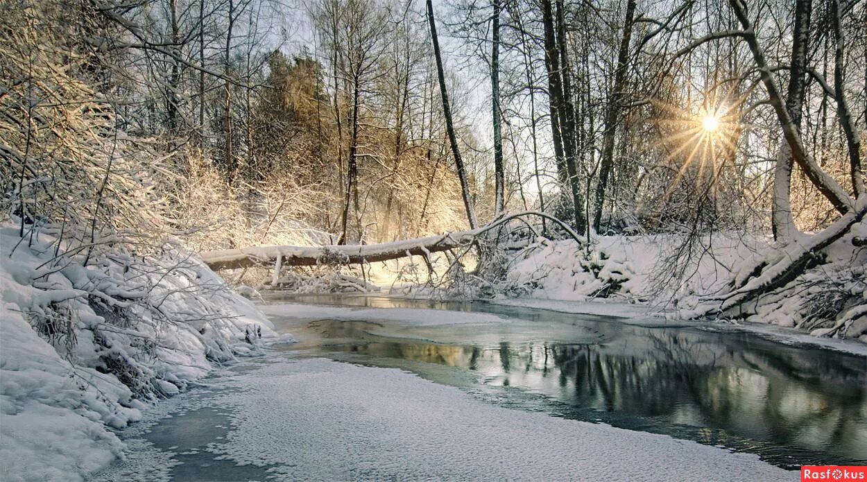 Нижегородская область фото зимой Фото: Морозным утром на реке... Пейзажный фотограф Александр Бархатов. Панорама 