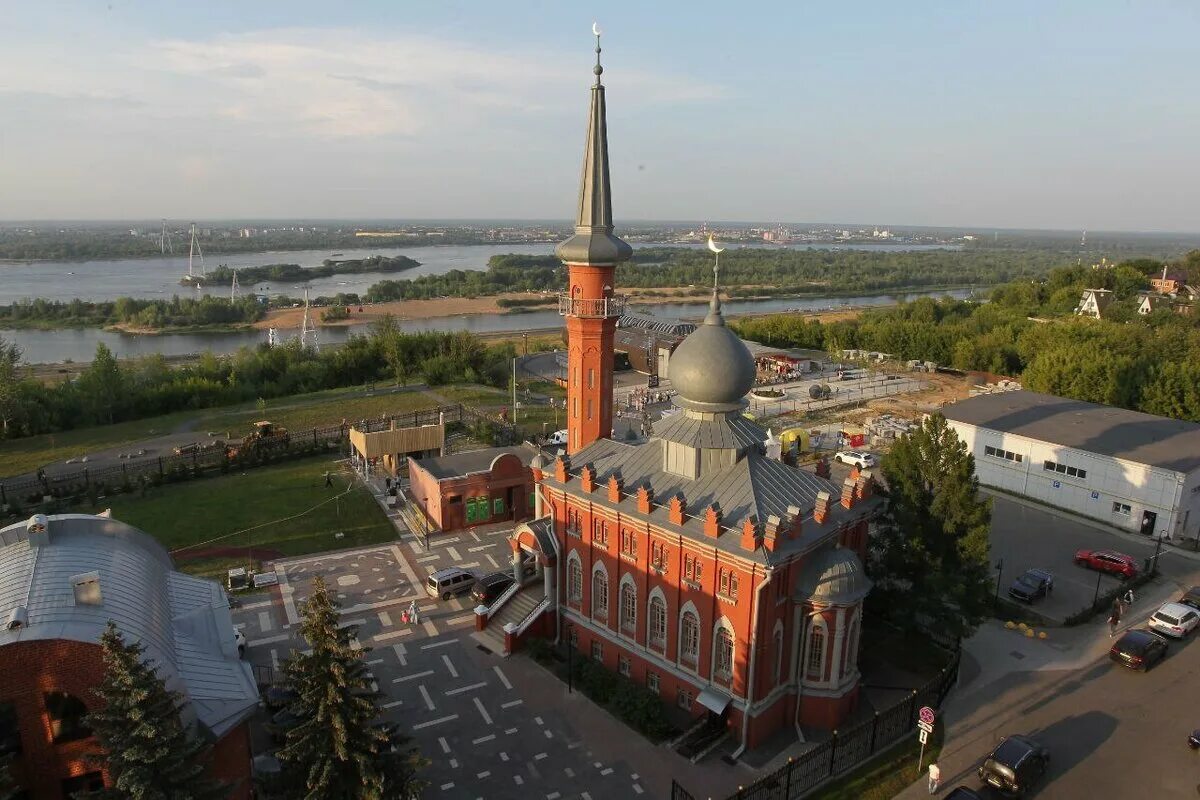 Нижегородская соборная мечеть фото Председатель Духовного управления мусульман оценил благоустройство территории у 