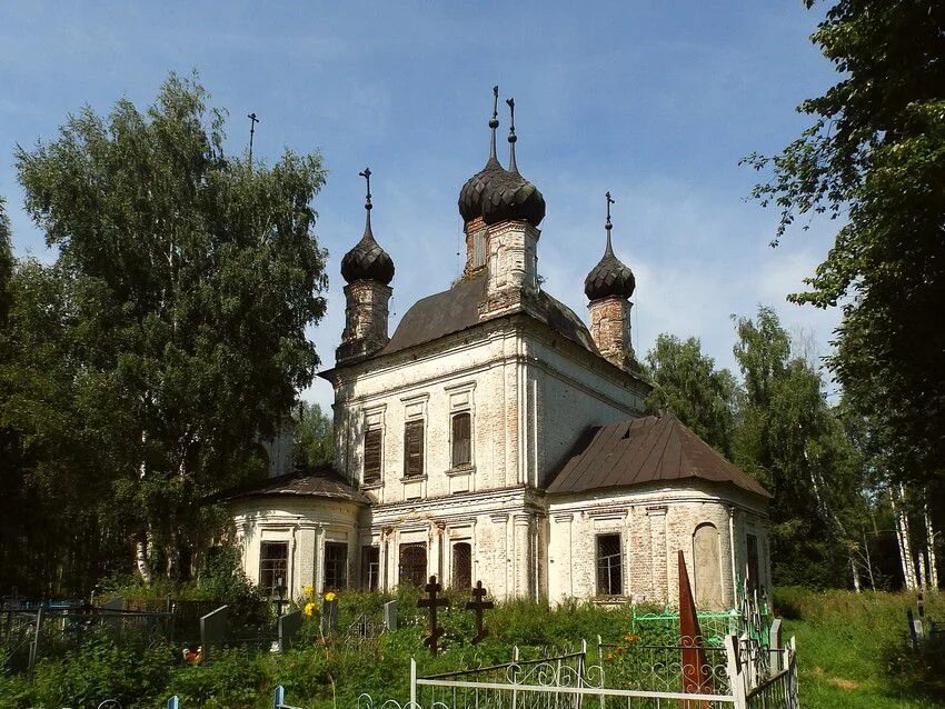 Нижегородская сокольский район фото Церковь Иоанна Предтечи, Болваницы (Сокольский ГО), фотография. фасады