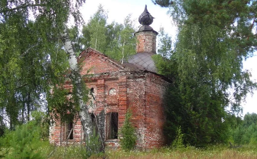 Нижегородская сокольский район фото Церковь Рождества Христова, Мостовка (Сокольский ГО), фотография. фасады
