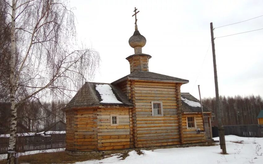 Нижегородская сокольский район фото Церковь Андрея Первозванного, Селянцево (Сокольский ГО), фотография. фасады