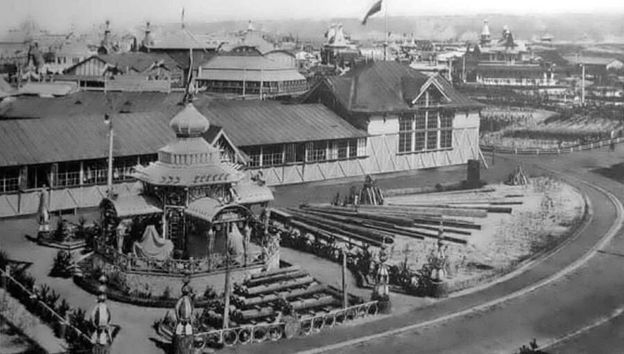 Нижегородская ярмарка старые фото PRO-NN: Нижний Новгород. Выставка 1896 года. Общий вид - исторические фотографии
