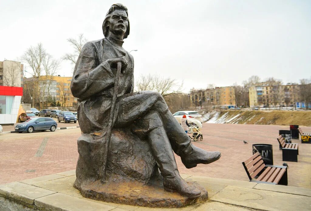 Нижегородские памятники фото Максим Горький, monument, memorial, Nizhniy Novgorod, Suetinskaya Street - Yande