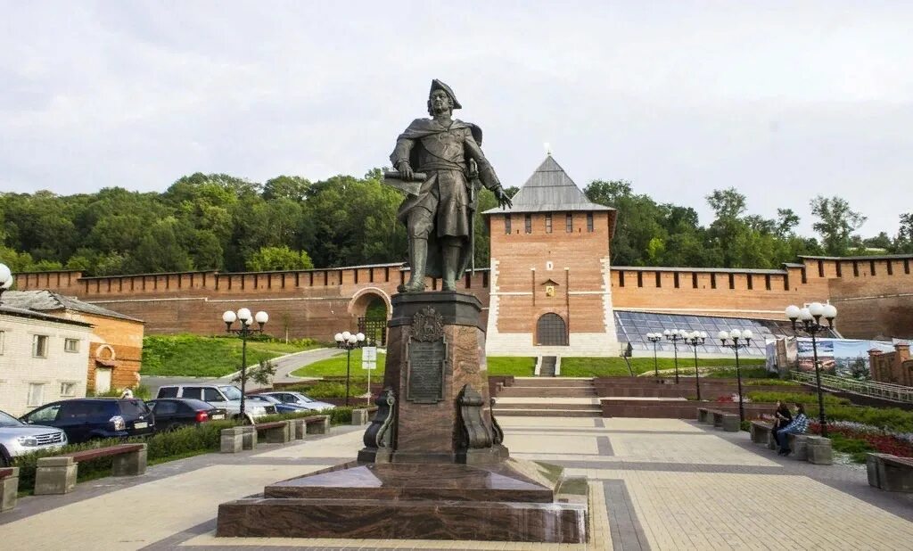 Нижегородские памятники фото Романовы в Нижнем Новгороде. Петр I - Нижегородская государственная областная де