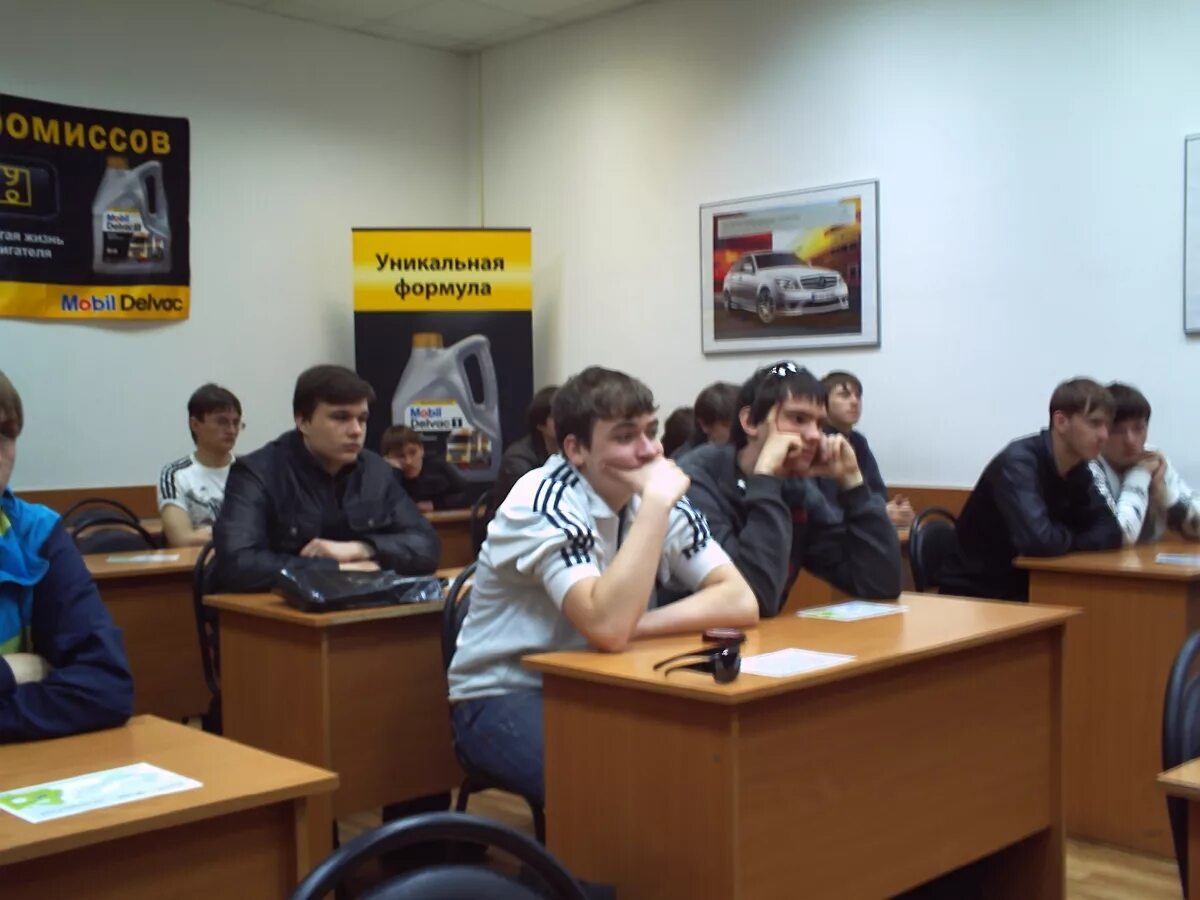 Нижегородский автотранспортный техникум фото Академия механиков Mobil Delvac ™ 2011 год Компания "Мотор-Технология"