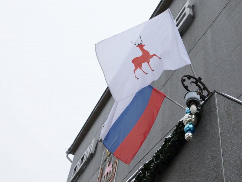 Нижегородский флаг фото Дума уточнила порядок официального использования символов Нижнего Новгорода Горо