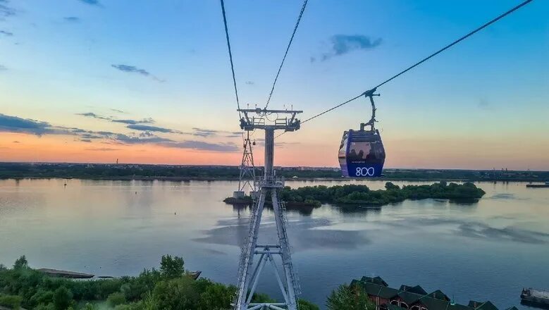 Нижегородский фуникулер фото Нижегородская канатная дорога не будет работать 27 июня - Новости Mail