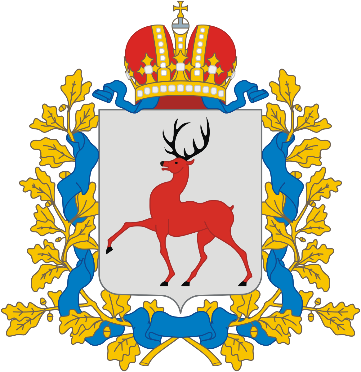 Нижегородский герб фото File:Coat of arms of Nizhny Novgorod Region.svg - Wikipedia