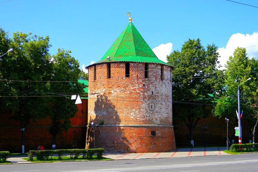 Нижегородский кремль фото Пороховая башня Нижегородского кремля: описание, фото
