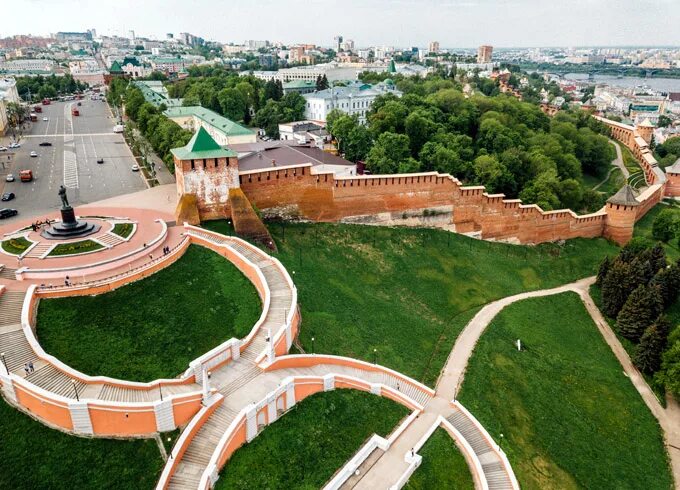 Нижегородский кремль фото сверху Нижний новгород сверху - Арт Минск.ру