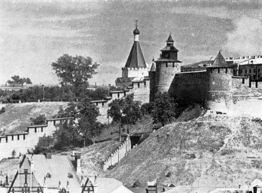 Нижегородский кремль старые фото PRO-NN: Нижний Новгород. Кремль. Северная башня - исторические фотографии нижнег