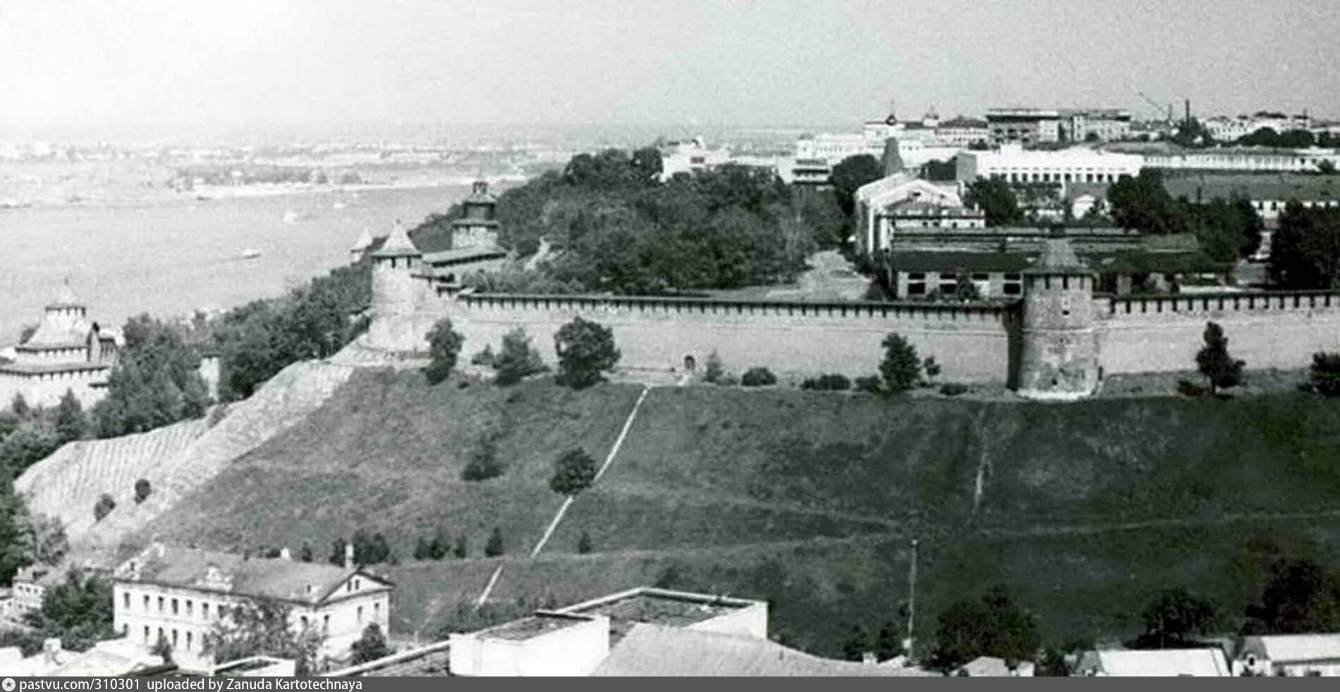Нижегородский кремль старые фото Вид на Кремль - Retro photos
