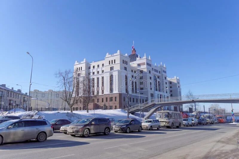 Нижегородский областной суд студенческая ул 23 фото Nizhny Novgorod, Russia. - March 29.2018. the New Building of the Regional Court