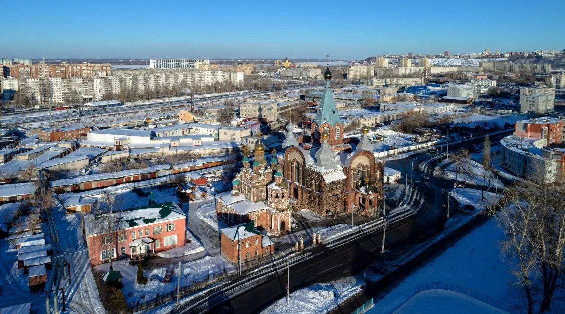Нижегородский район фото Храмовый комплекс Церкви Смоленской иконы Божией Матери и Сретения Владимирской 