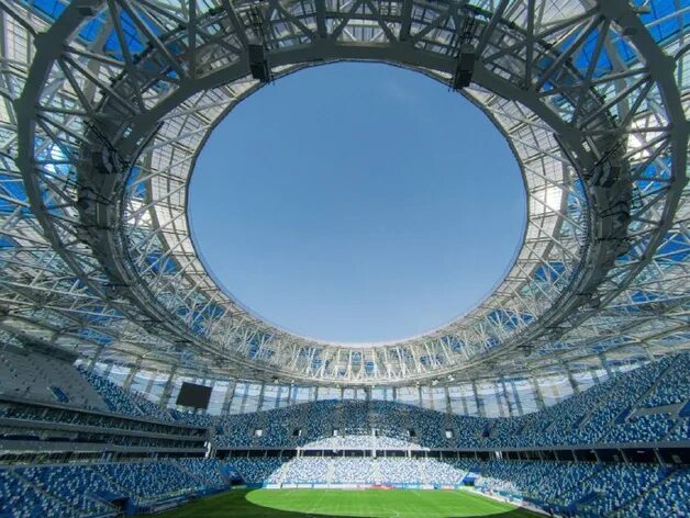 Нижегородский стадион фото Министерство спорта заняло стадион "Нижний Новгород". Но решило съехать Деловой 