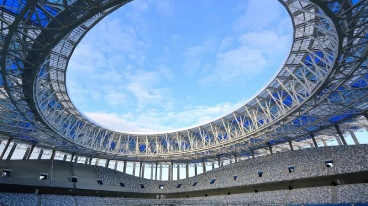 Нижегородский стадион фото Стадионы Чемпионата мира по футболу FIFA 2018 в России ™: Нижний Новгород