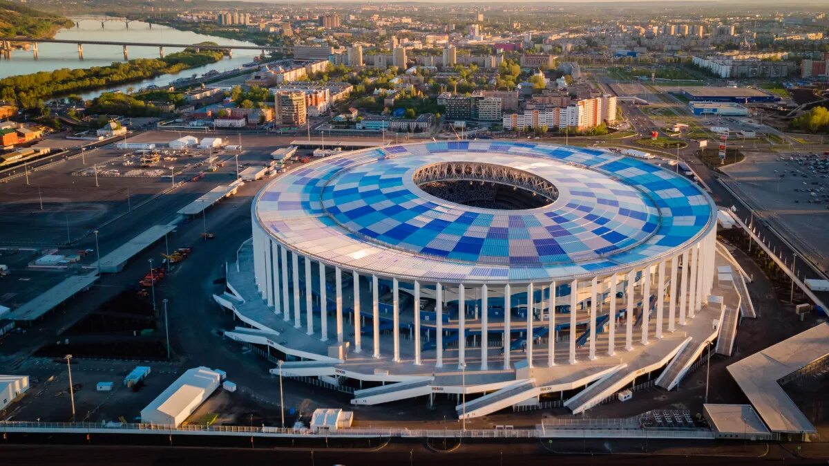 Нижегородский стадион фото Стадион Нижний Новгород в Нижнем Новгороде Описание и фото