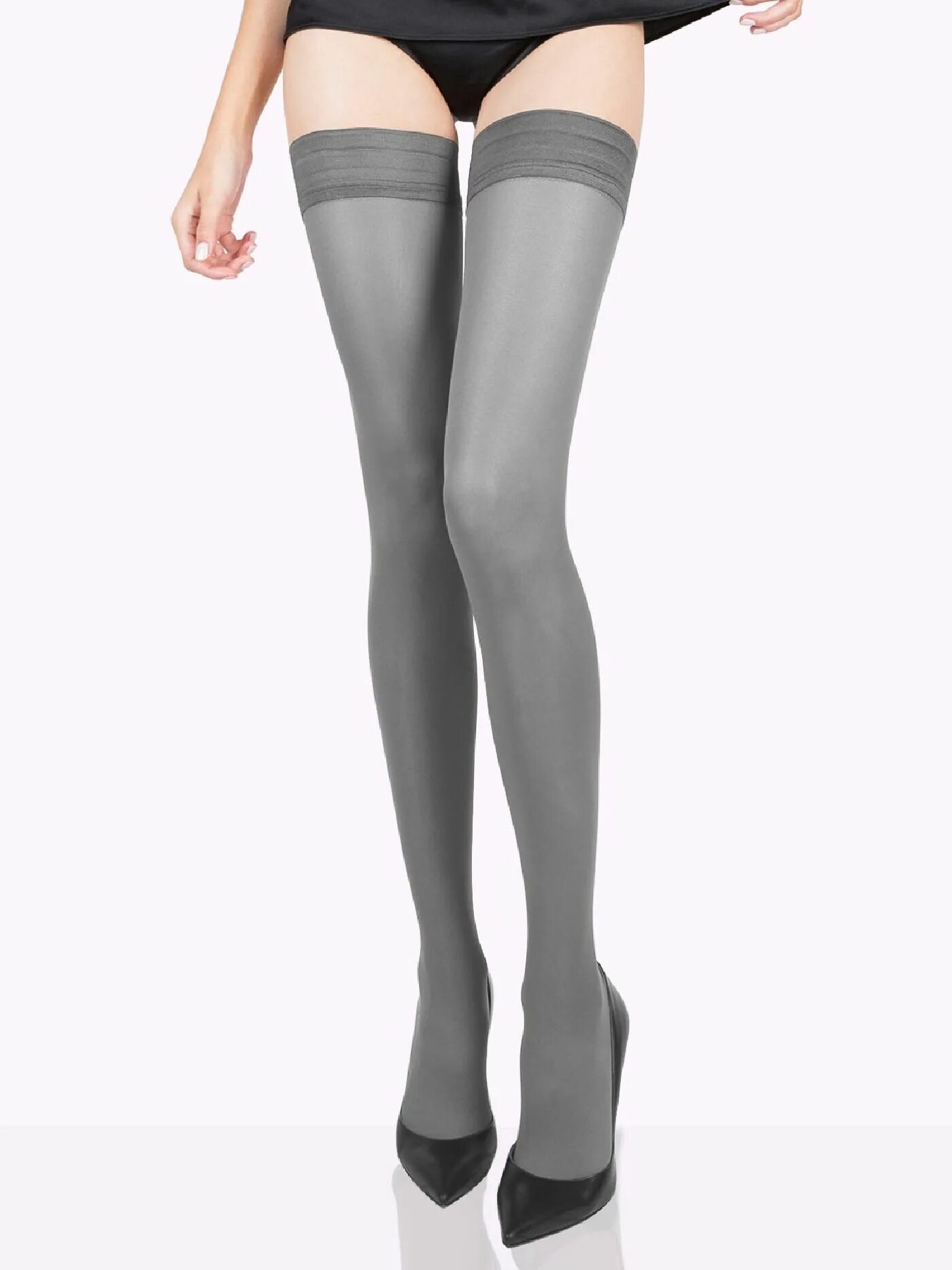 Нижнее белье чулки пояс фото TOSCA Matte Color Thigh Highs - Stockings That Stay Up VienneMilano Thigh highs,