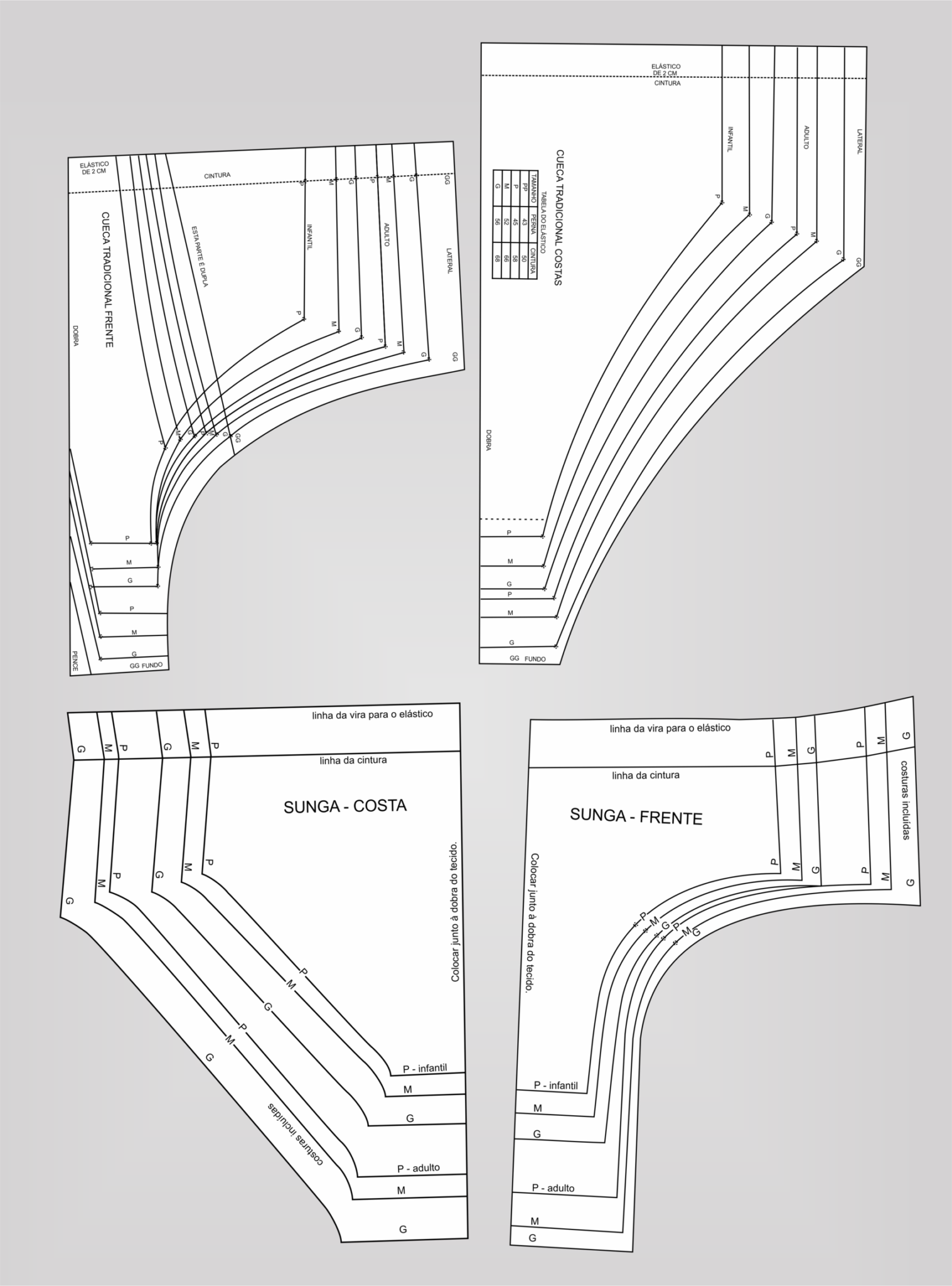 Нижнее белье выкройки скачать Pin em ropa interior