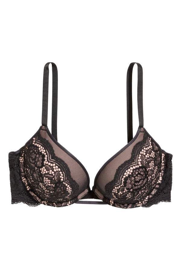 Нижнее белье взрослые фото H&M Lace Super Push-up Bra Bra, Push up bra, Online shopping clothes women