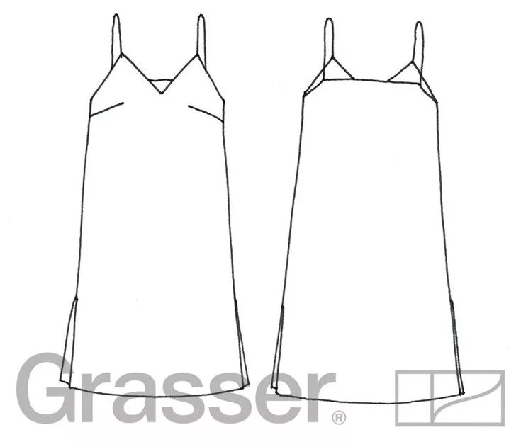 Нижнее платье под платье выкройка Платье, выкройка № 217 купить on-line em 2024 Vestido fácil, Vestidos