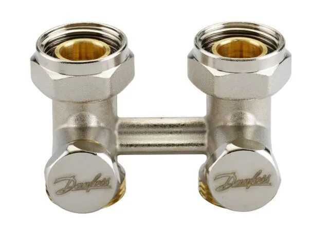 Нижнее подключение данфосс 003L0221 Комплект RLV-KS 20х20 прямой и RTR 7090 Danfoss Danfoss: купить в Москв