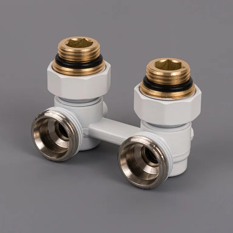 Нижнее подключение g1 2 Узел нижнего подключения Delta угловой G 3/4 x 1/2 D=50 MM (Ral 9016) белый - ку