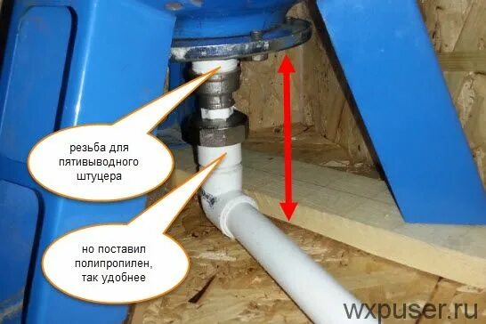 Нижнее подключение гидроаккумулятора Установка гидроаккумулятора в дом - ЯСамБлог