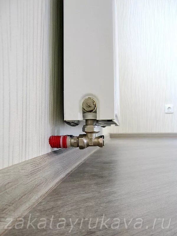 Нижнее подключение радиатора стоут Подключение радиатора нижнее из стены HeatProf.ru