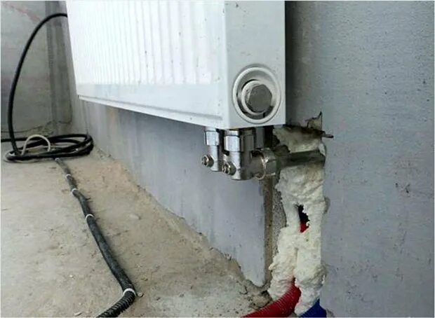 Нижнее подключение радиаторов отопления из стены О чем не думают во время ремонта: 6 самых досадных ошибок - INMYROOM