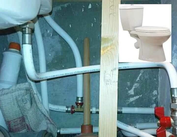 Нижнее подключение унитаза к водопроводу Подводка воды к унитазу HeatProf.ru
