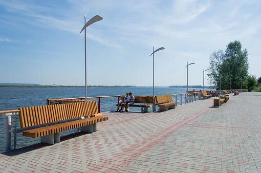 Нижнекамск набережная фото В одном из посёлков Татарстана открыли обновлённую набережную" в блоге "Города и