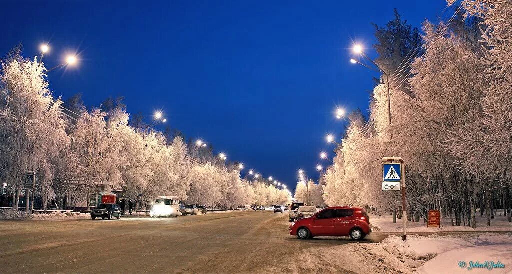 Нижневартовск зимой фото Зимний Нижневартовск DriveFoto.ru