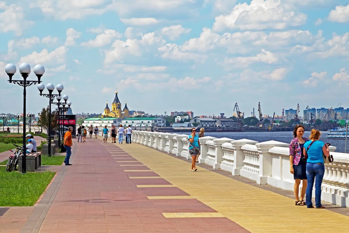 Нижневолжская набережная нижний фото Нижний Новгород - Сообщество "Драйвер-Путешественник" на DRIVE2