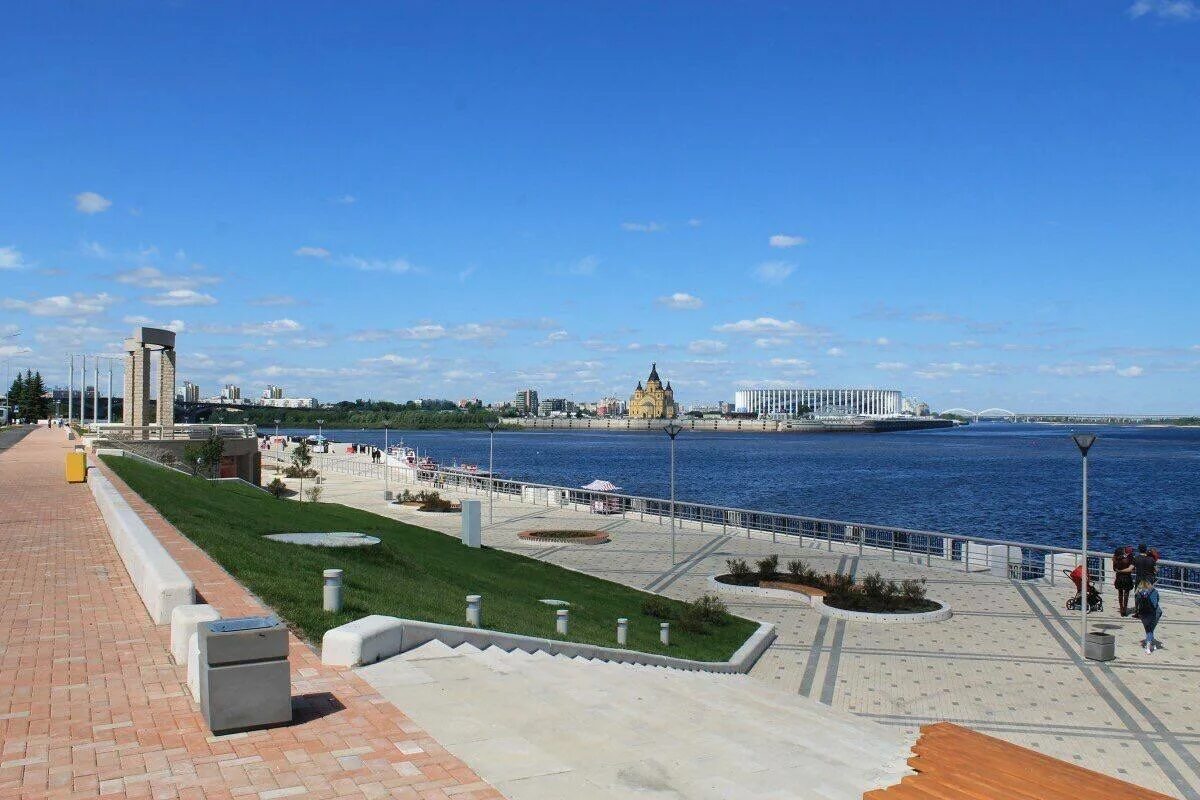 Нижневолжская набережная нижний новгород фото Нижневолжскую набережную отремонтируют ко Дню города