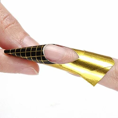 Нижние формы для наращивания ногтей фото Купить формы для ногтей Hilai Hilai Nail Art Tips Extension Forms Guide French D