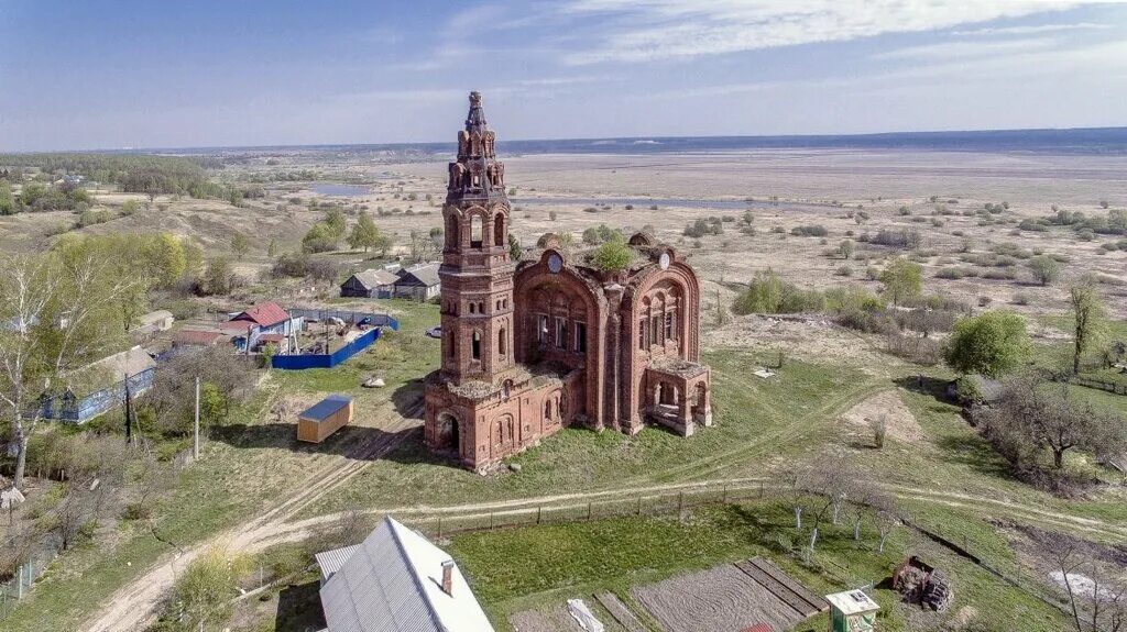 Нижние подгоричи фото деревни Церковь Николая Чудотворца в Нижних Подгоричах, православный храм, Калужская обл