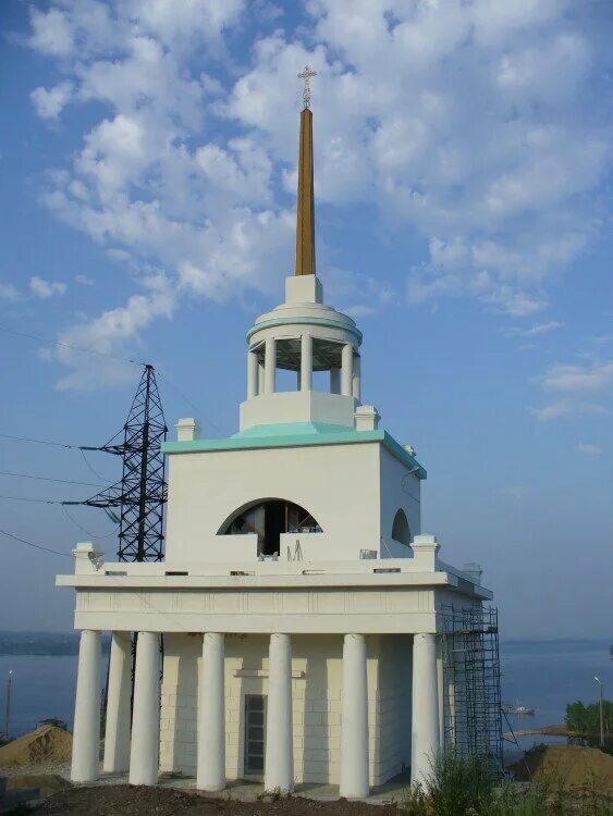 Нижние вязовые фото Часовня Щусева, часовня, памятный крест, Россия, Республика Татарстан, Зеленодол