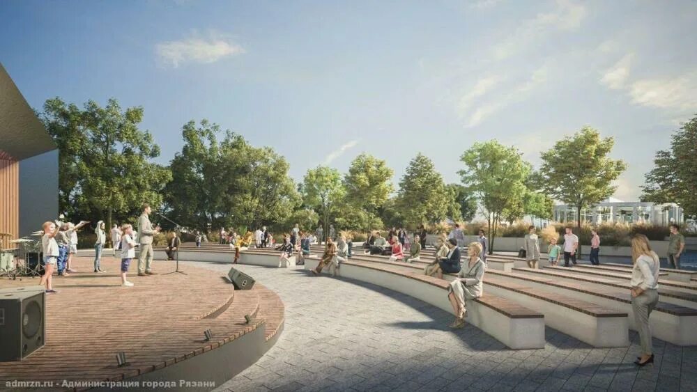 Нижний городской сад ул свободы 57 фото В Рязани благоустраивают Кремлёвский сквер и Нижний городской парк АиФ Рязань