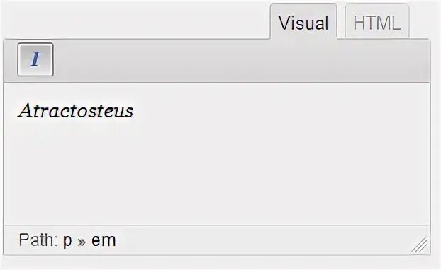 Нижний край фото Remove HTML editor and visual/HTML tabs from TinyMCE - WordPress Development Sta