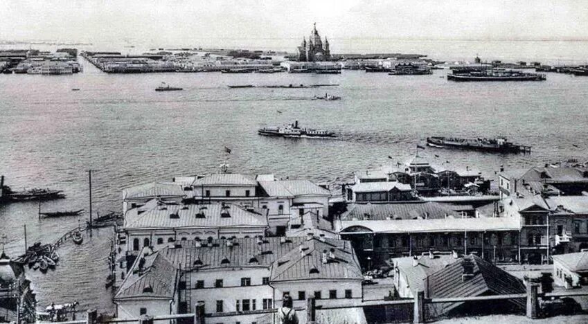 Нижний новгород 19 век фото Как в Российской империи набережную потеряли История России Дзен