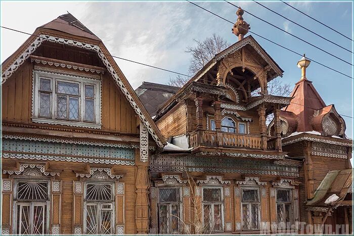Нижний новгород фото домов Дальняя улица. Нижний Новгород. Фото старых домов
