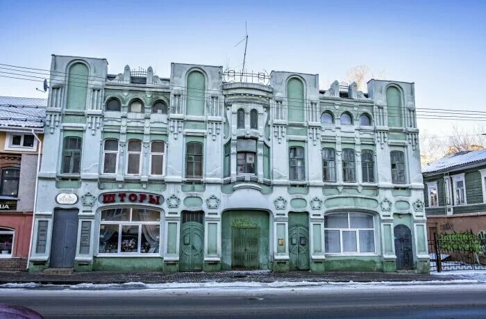 Нижний новгород фото домов Как крестьянин из Нижнего Новгорода смог построить помпезный дом в стиле модерн
