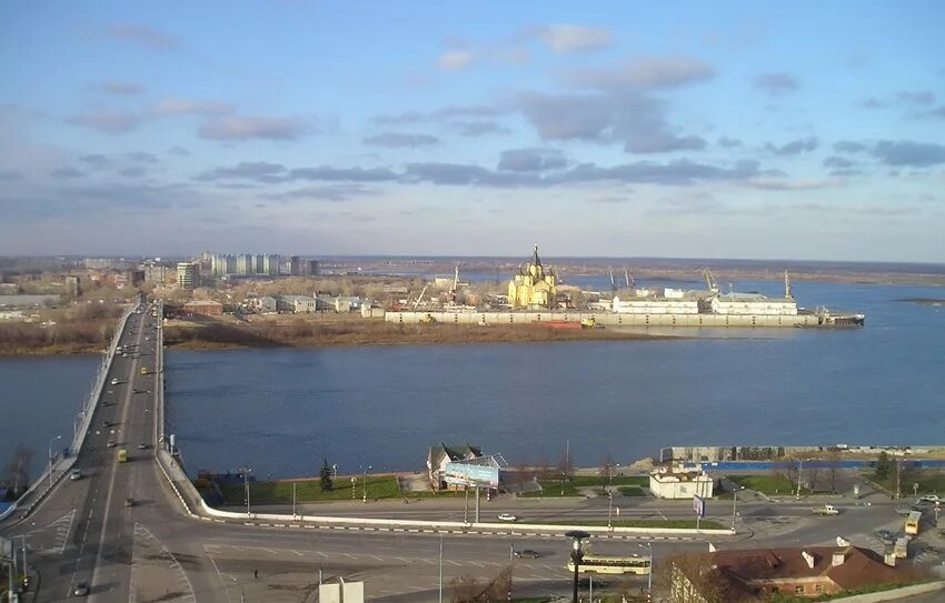 Нижний новгород фото канавинского района Собор Александра Невского на Стрелке интересное место в городе Нижний Новгород