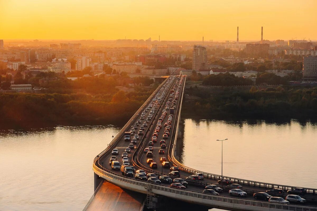 Нижний новгород фото мостов Мосты Нижнего Новгорода