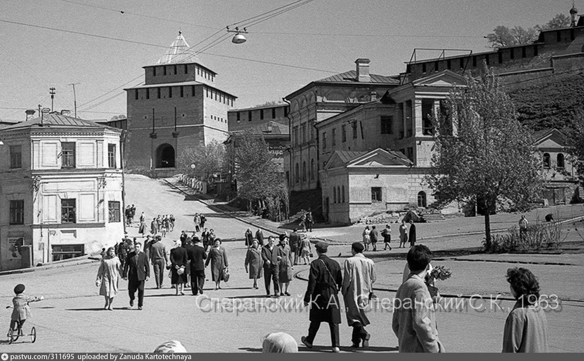 Нижний новгород фото ссср Скоба и Ивановская башня Кремля - Retro photos